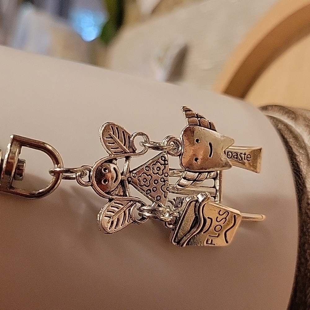 Tooth Fairy Backpack Charm, Keychain Clip - Picture 4 of 5